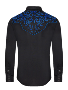 CAMISA RODEO CO. CABALLERO AZ AZ ES