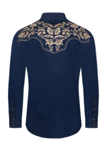 CAMISA RODEO CO. CABALLERO AZ B ES