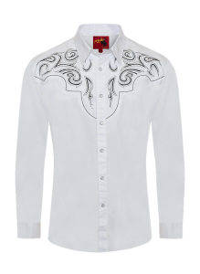 CAMISA RODEO CO. CABALLERO BL