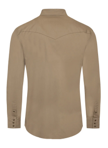 CAMISA RODEO CO. CABALLERO LISA BROCHE PRESION AC108L B