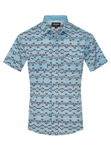 CAMISA RODEO CO. CABALLERO PS110S AZ