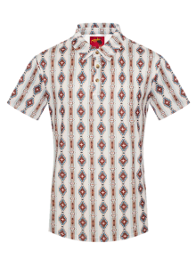 PLAYERA TIPO POLO RODEO CO. CABALLERO GRO