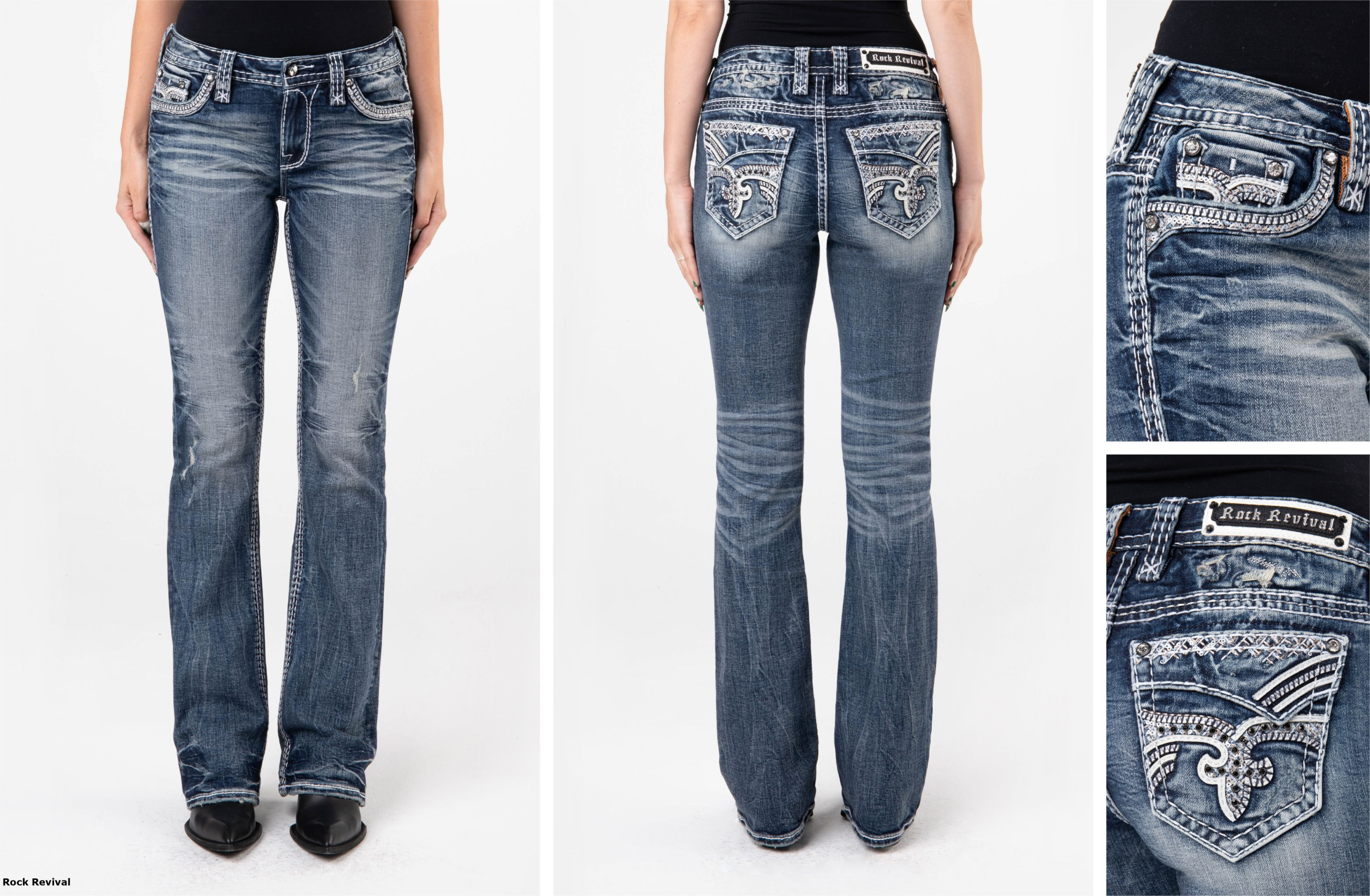 ROCK REVIVAL PANTALON D01